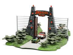 34244 - Jada Toys Jurassic Park Nano Scene Jurassic Gate Diorama