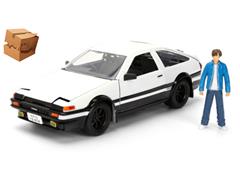 JADA TOYS #34501-BOX - 1986 Toyota Trueno AE86 with Takumi Fujiwara Figure