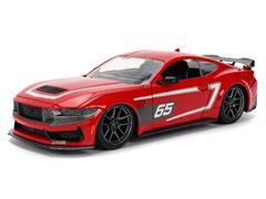 JADA TOYS #36346 - #65 - 2024 Ford Mustang Dark Horse in Red