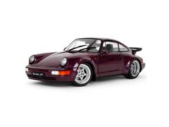 JADA TOYS #36466 - Porsche 911 964 3 6 Turbo in Dark Burgundy - Pink Slips