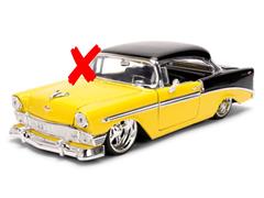 JADA TOYS #36648-X - 1956 Chevrolet Bel Air in Yellow and Black