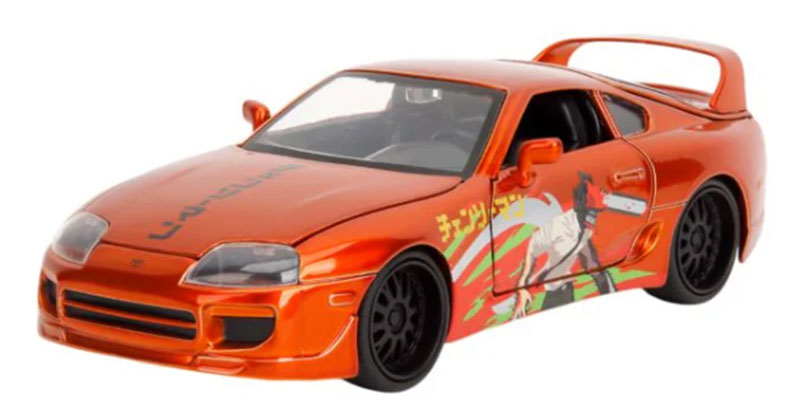 1995 Toyota Supra with Chainsaw Man Figure - 35181