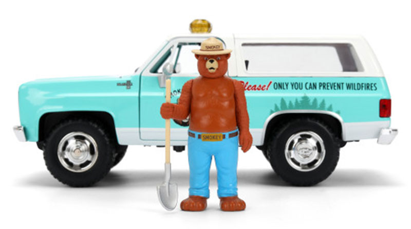 1980 Chevrolet Blazer with Smokey Bear Figure - Smokey Bear - 36294
