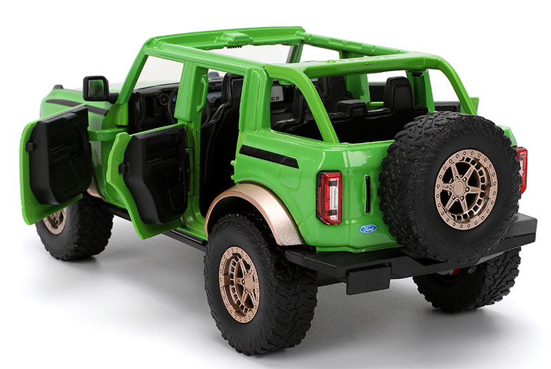 M Ms - 2021 Ford Bronco in Glossy Green with Green M M Figure - 35473
