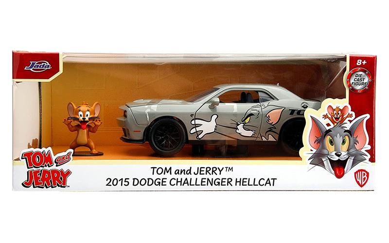 Tom and Jerry - 2015 Dodge Challenger Hellcat with Diecast Jerry