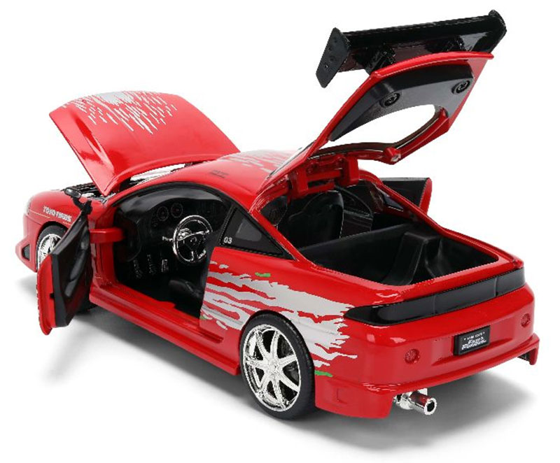 Brians Mitsubishi Eclipse with Doms Mazda RX-7 Graphics - Fast and