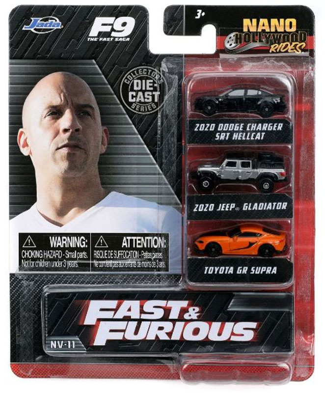 Fast Furious - Nano Hollywood Rides 3-in-1 Blister Pack - 32481