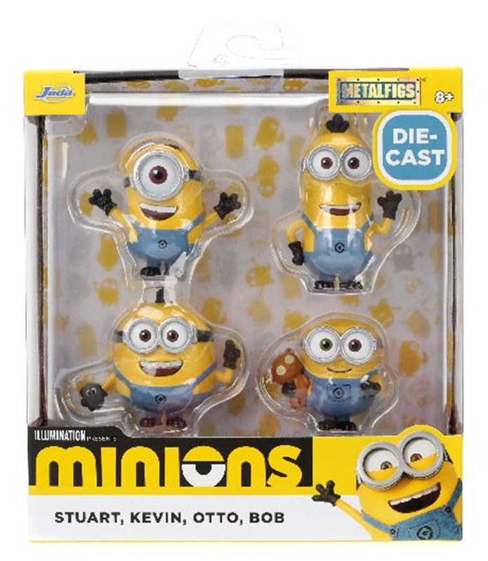 Despicable Me Minions Figure 4-Pack Set - METALFIGS - 35714
