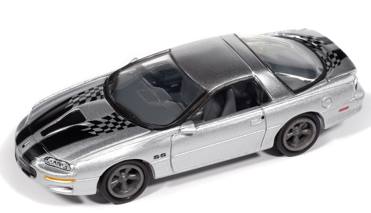 2002 Chevy Camaro SS in Silver with Black Stripes - 35th