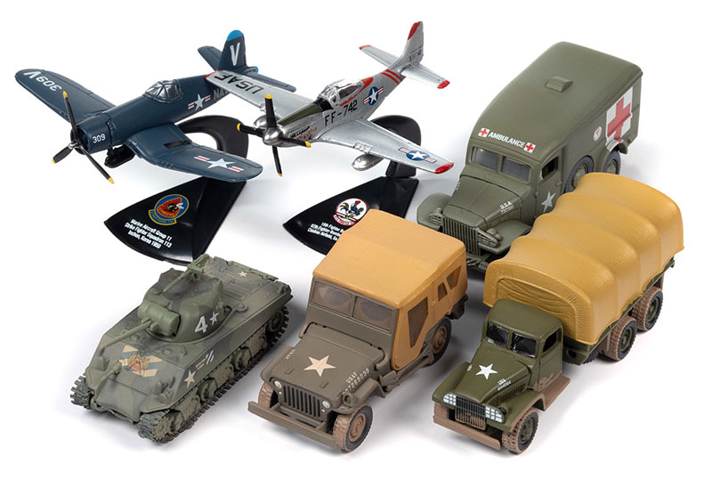 JHONNY LIGHTNING Korean War セットB（6種類入） Military - 2023 Release 1B - Korean War - 6-Piece Set in a Non