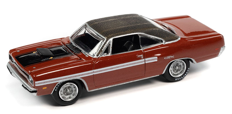 1970 Plymouth GTX in Burnt Orange with Gator Grain Chocolate Brown