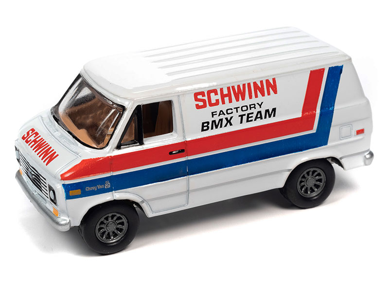 Schwinn 1976 Chevrolet Van G20 BMX/Freestyle Bikes in White with