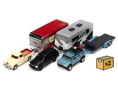 Johnny Lightning Truck Trailer 2021 Release 1B 6 Piece