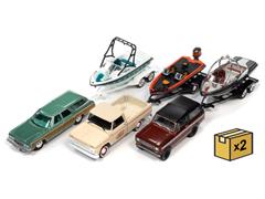 Johnny Lightning Truck Trailer 2021 Release 1B 6 Piece