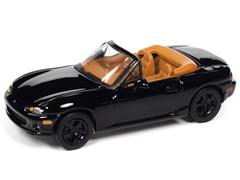 JOHNNY LIGHTNING #JLCG025-A-3-SP - 1999 Mazda Miata in Black Onyx with White