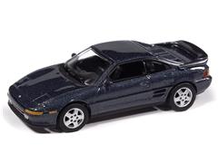 JOHNNY LIGHTNING #JLCG034-B-4 - 1991 Toyota MR2 in Bluish Grey Argentum Poly