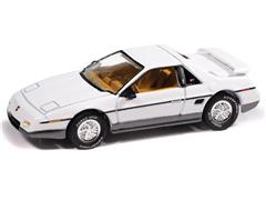 JOHNNY LIGHTNING #JLCG034-B-5 - 1985 Pontiac Fiero GT in In White and Dark Silver