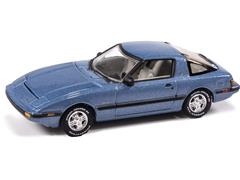 JOHNNY LIGHTNING #JLCG034-B-6 - 1983 Mazda RX-7 in Misty Blue Metallic