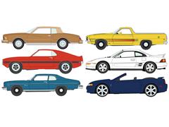 JOHNNY LIGHTNING #JLCG035-CASE - Classic Gold - 2026 Release 2 - 6 Pieces in a Non-Returnable Factory-Sealed Case