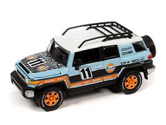 JLCP7415-MJ - Johnny Lightning Gulf Racing 2007 Toyota FJ Cruiser 4x4