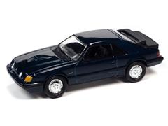 JOHNNY LIGHTNING #JLCT007-1 - 1985 Ford Mustang SVO in Midnight Blue