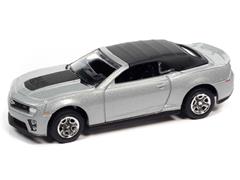 JOHNNY LIGHTNING #JLCT007-3 - 2012 Chevrolet Camaro ZL1 Convertible in Silver