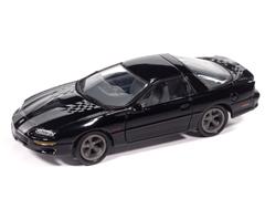 JOHNNY LIGHTNING #JLCT020-3 - 2002 Chevy Camaro SS in Black with Silver Stripes - 35th Anniversary