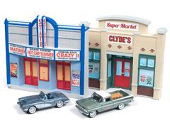 JLDR003-B - Johnny Lightning Store Front Diorama 1959 Chevrolet El