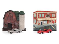 Johnny Lightning Dioramas 2018 Release 3 2 Piece Set