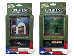 JLDS003-SET - Johnny Lightning Greatest Generation Dioramas Scene 2019 Release 1