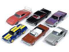 JLMC020-A-CASE - Johnny Lightning Muscle Cars 2019 Release 2A 6 Piece