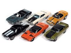 JLMC026-B-CASE - Johnny Lightning Muscle Cars 2021 Release 2A 6 Piece