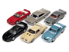 JLMC028-B-CASE - Johnny Lightning Muscle Cars 2021 Release 4A 6 Piece