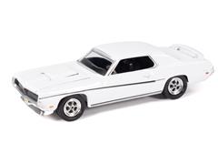 JOHNNY LIGHTNING #JLMC035-B-2 - 1969 Mercury Cougar Eliminator in White with Black Stripe - Mecum Auctions
