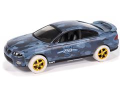 JOHNNY LIGHTNING #JLML012-A-3-SP - 2004 Pontiac GTO in Navy Blue Camo with White Wheels and Gold Rims- 250th Anniversary of the U S Navy