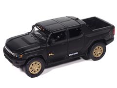 JOHNNY LIGHTNING #JLML013-B-3 - 2025 GMC Hummer EV in Flat Black- Space Force Tribute 2019 to 2025 NEW TOOLING
