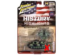 JOHNNY LIGHTNING #JLML014-A-2-X - WWII Hero Drives an Abrams - M1A1 Abrams Tank in NATO Camo