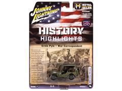 JOHNNY LIGHTNING #JLML014-A-6 - Old Faithful - WWII Willys MB Jeep in Battleworn Olive Drab