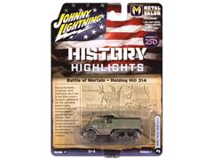 JOHNNY LIGHTNING #JLML014-B-3 - Holding Hill 315 - M2A1 Half Track in Dirty Olive Drab