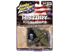 JOHNNY LIGHTNING #JLML014-B-5 - Morticians Delight - WWII Republic P-47D Thunderbolt Razorback in Olive Drab with Nose Art