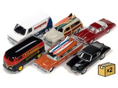 JLPK022-B-CASE - Johnny Lightning Twin Pack 2023 Release 2B 6 Pieces