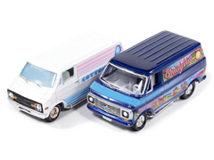 JOHNNY LIGHTNING #JLPK024-B-1 - Boogie Vans Twin-Pack 2025 Release 1B