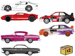 JOHNNY LIGHTNING #JLPK025-B-CASE - Twin Pack 2026 Release 1B - 6-Pieces in a Non-Returnable Factory-Sealed CASE