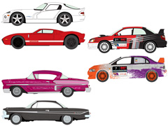 JOHNNY LIGHTNING #JLPK025-B-SET - Twin Pack 2026 Release 1B- 3-Piece SET