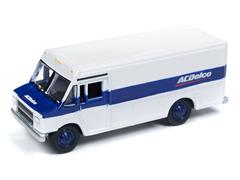 JLSP063 - Johnny Lightning AC Delco 1990s GMC Step Van Delivery