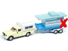 JOHNNY LIGHTNING #JLSP070-X - 1960s Studebaker Pickup Yellow with Houseboat