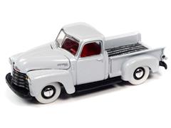 JLSP166-A-SP - Johnny Lightning 1950 Chevrolet Stepside Truck WHITE LIGHTNING