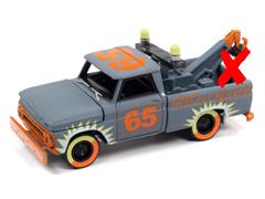 JOHNNY LIGHTNING #JLSP209-A-X - 1965 Chevrolet Tow Truck Smoke Blue-Gray - Demolition Derby