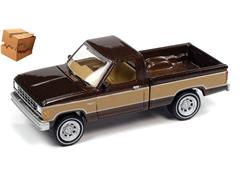 JOHNNY LIGHTNING #JLSP224-B-BOX - 1984 Ford Ranger in Walnut Metallic with Desert Tan