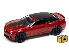 JLSP227-A-CASE - Johnny Lightning 2013 Chevrolet Camaro ZL1 Convertible